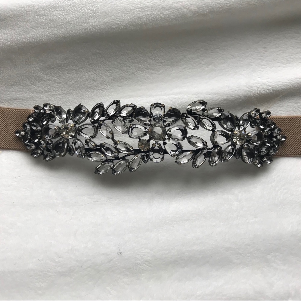 Crystal Beaded Stretch Belt